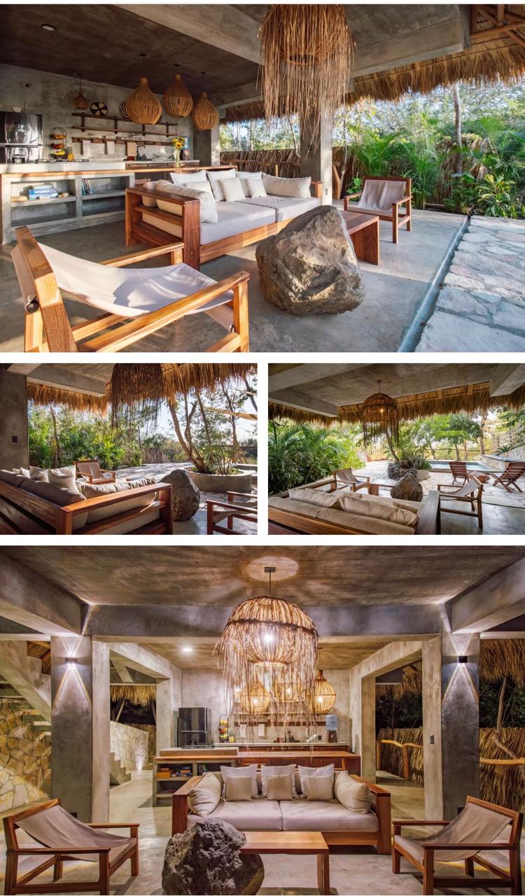 Private accommodation on the Oaxacan coast — view 1